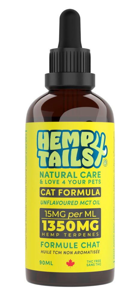 Huile de chanvre pour chat Hemp 4 Tails