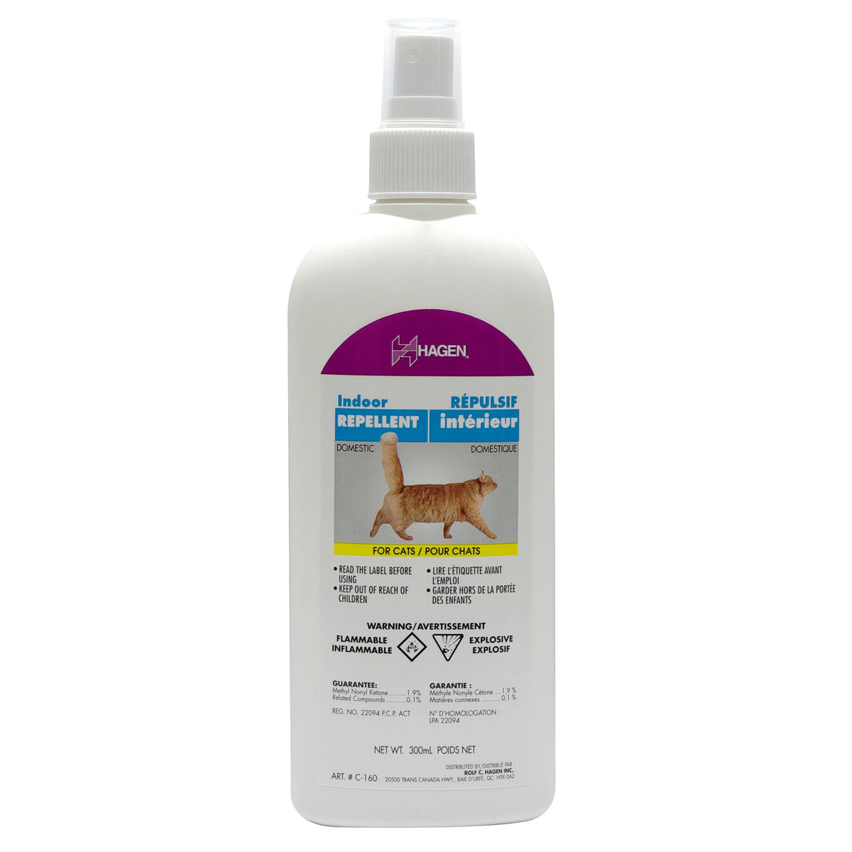 Répulsif d'intérieur en atomiseur pour chats 300 ml