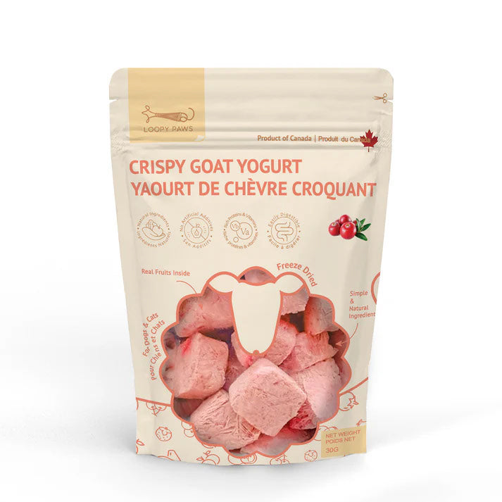 Gâteries croquantes au yogourt de chèvre pour chien
