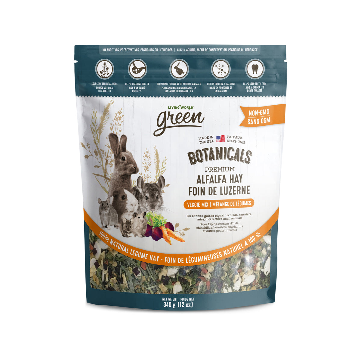 Foin de luzerne Botanicals de qualité supérieure