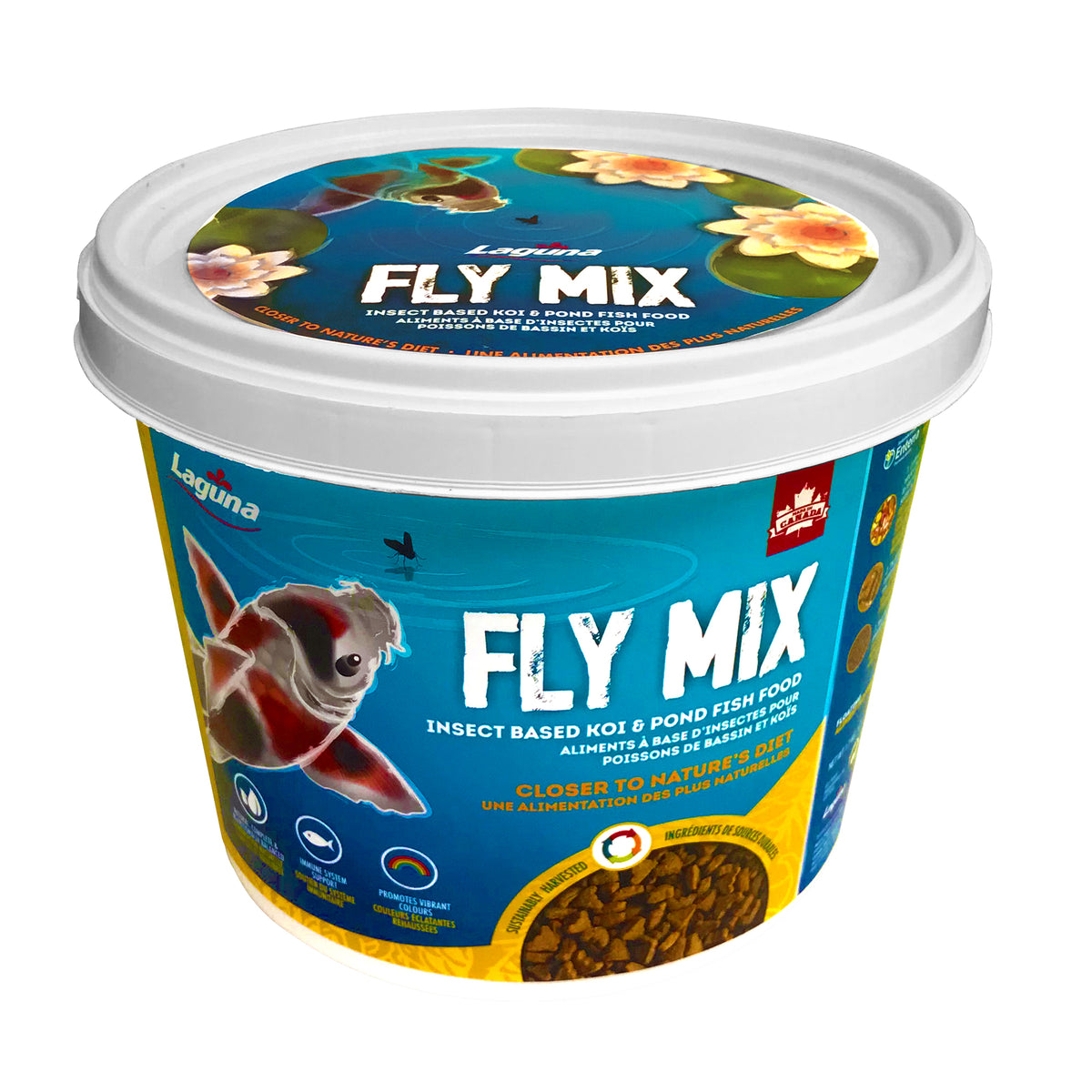 Aliments Fly Mix pour poissons de bassin et koïs