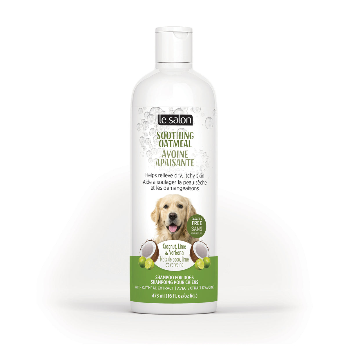 Shampoing à l'avoine apaisante pour chiens 473 ml