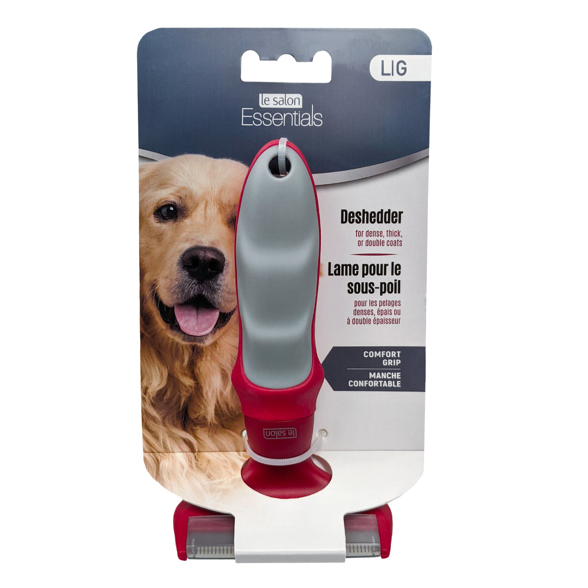 Combinaison lame/râteau pour le sous-poil Essentials pour chiens