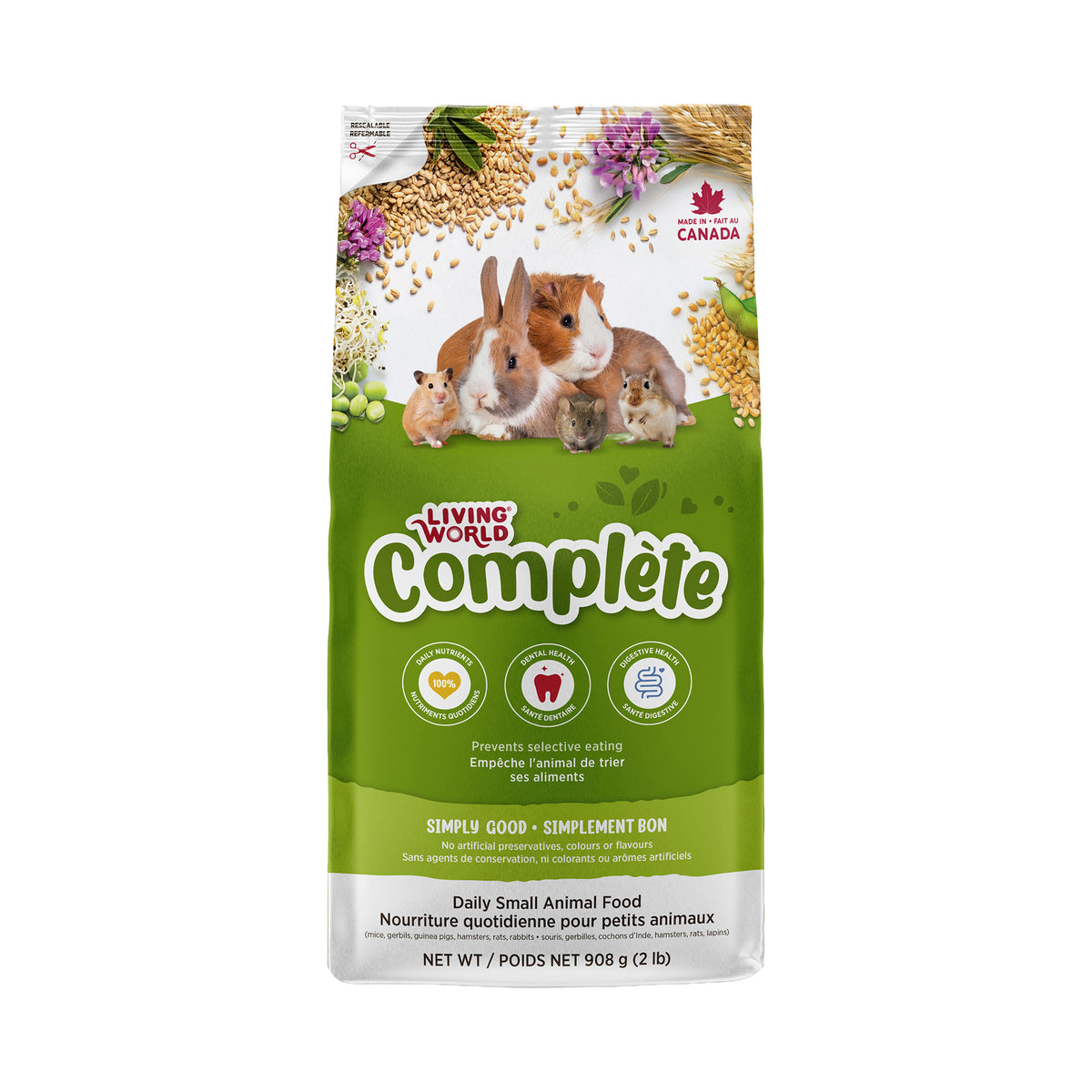 Granulés pour petits animaux 900 g
