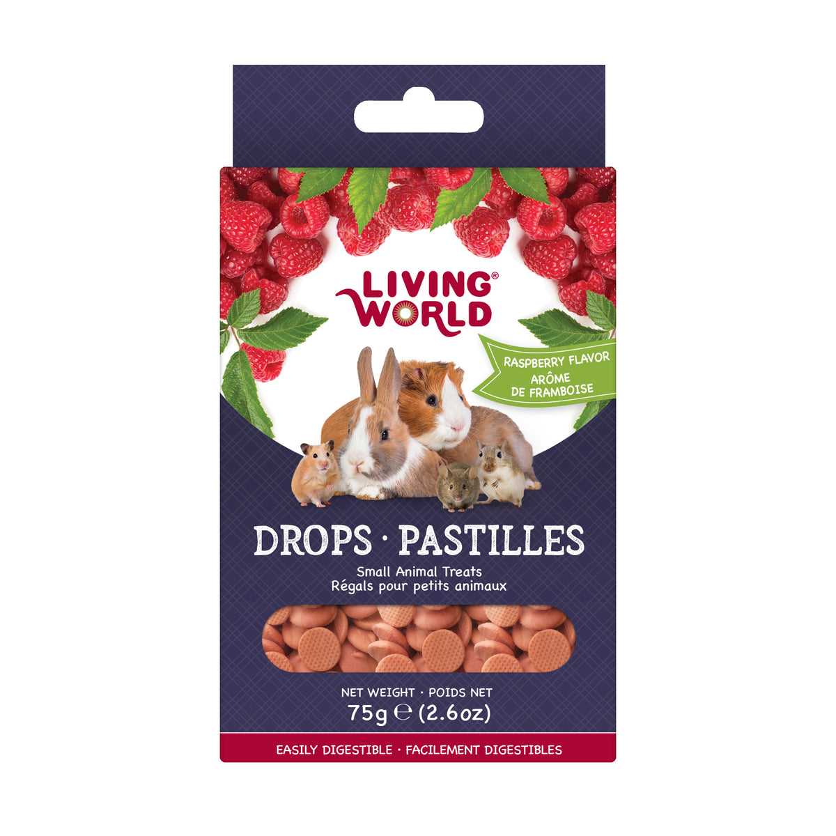 Régals en pastilles pour petits animaux 75 g