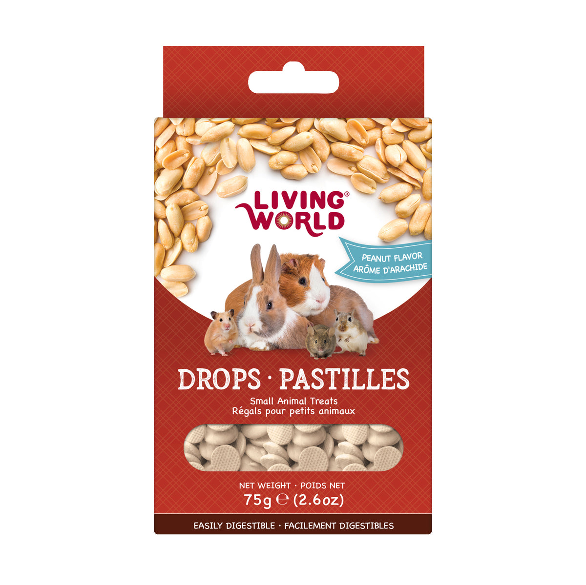 Régals en pastilles pour petits animaux 75 g
