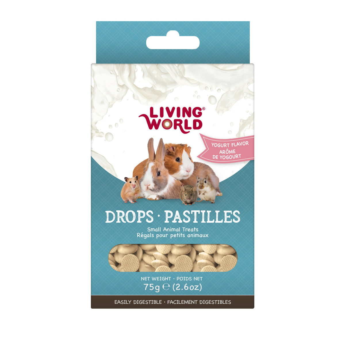 Régals en pastilles pour petits animaux 75 g
