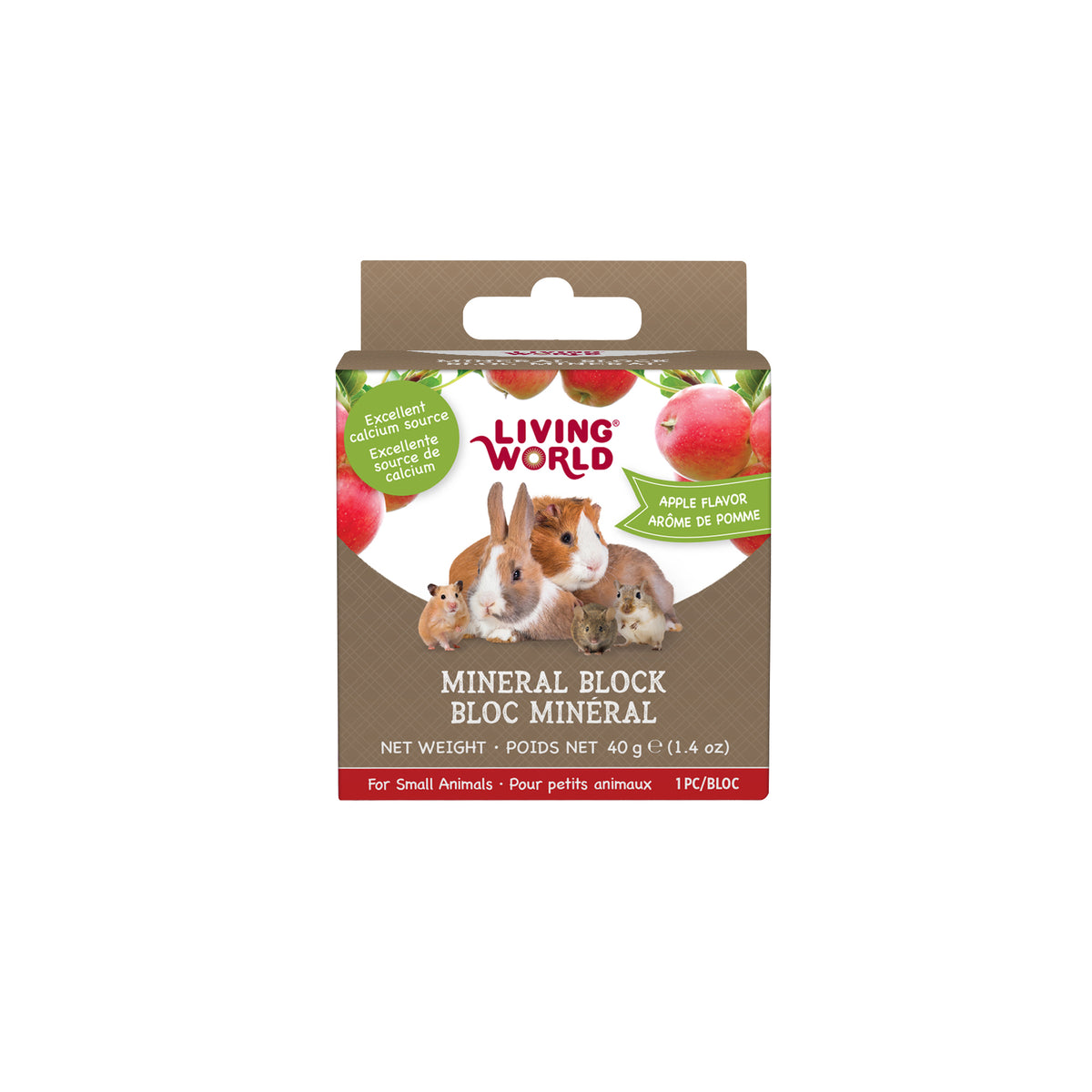 Bloc minéral pour petits animaux