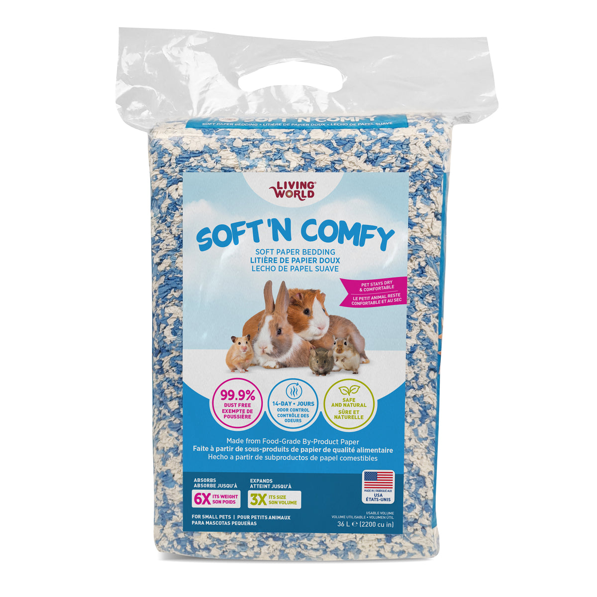 Litière en papier Soft 'N Comfy