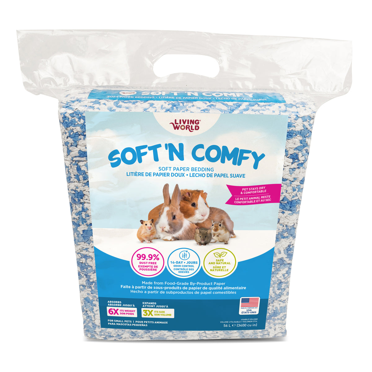 Litière en papier Soft 'N Comfy