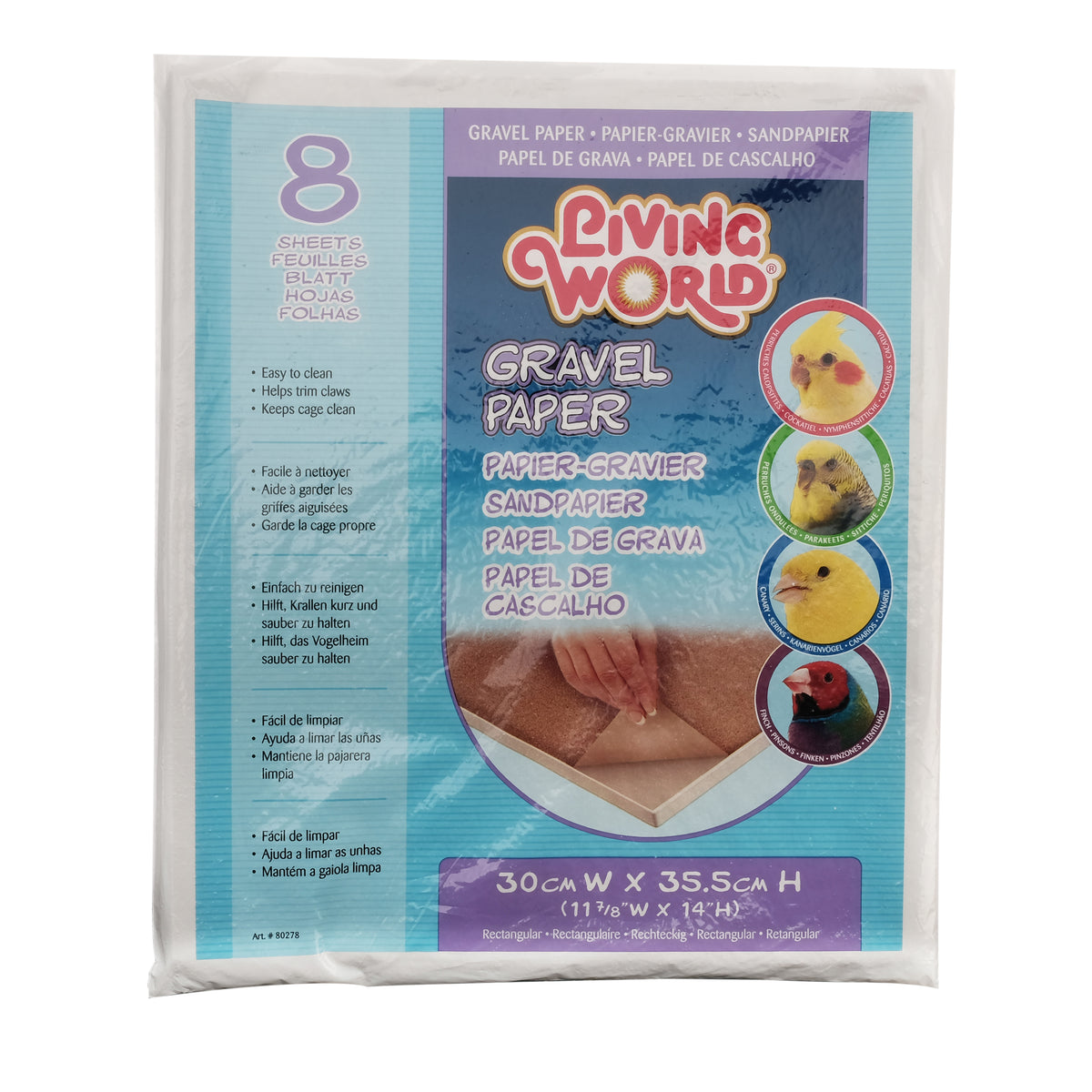 Papier-gravier (paquet de 8)