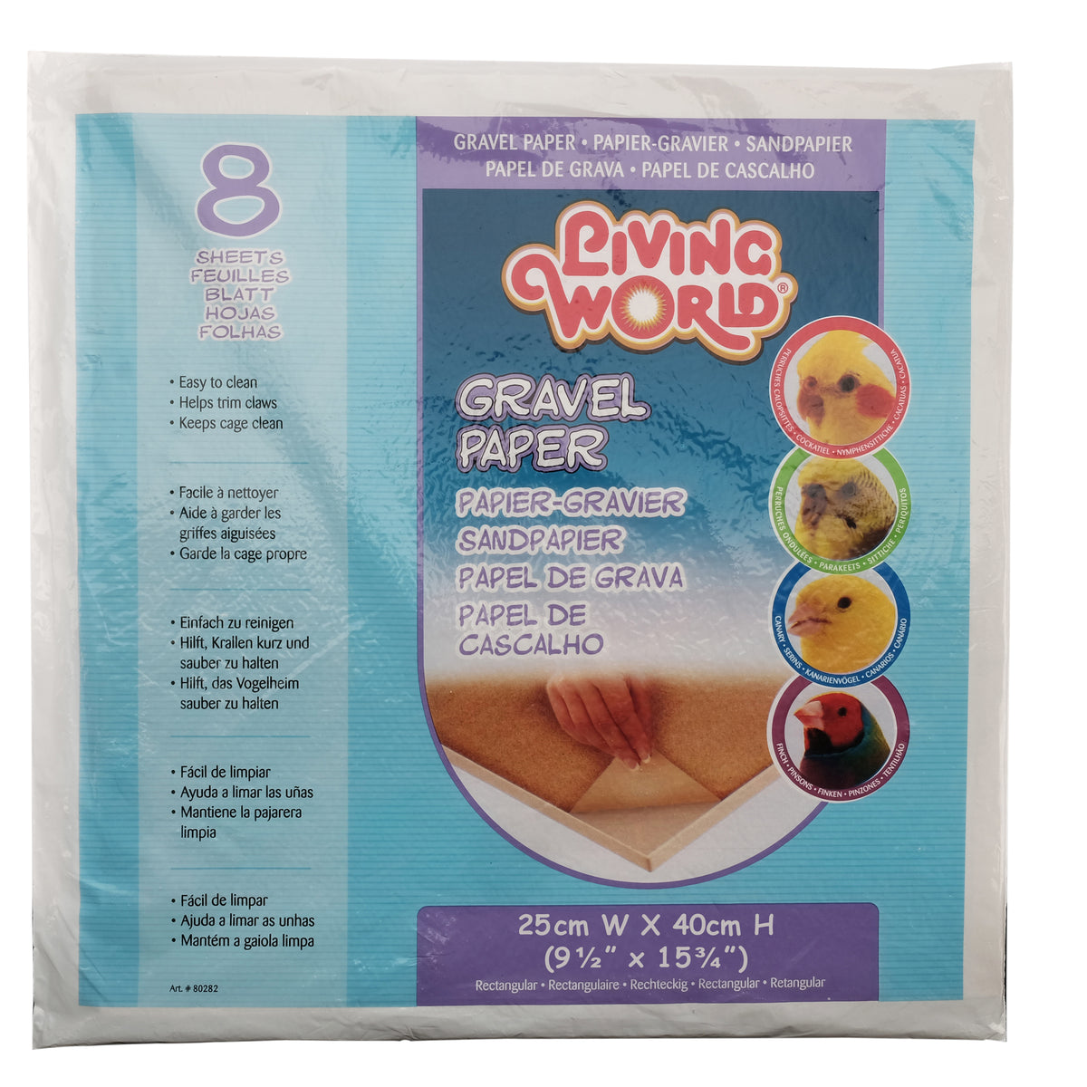 Papier-gravier (paquet de 8)