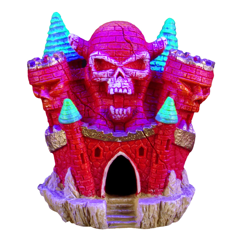 Ornement iGlo, château avec crâne, 10 cm