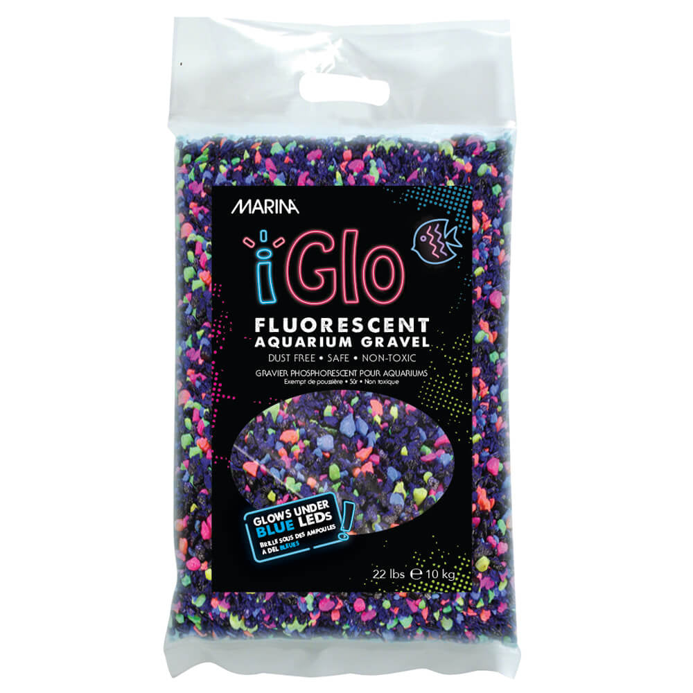 Gravier galactique fluorescent iGlo, multicolore