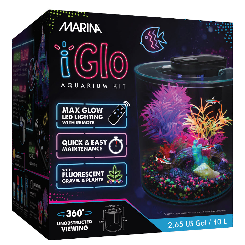Aquarium équipé 360 iGlo 10 L