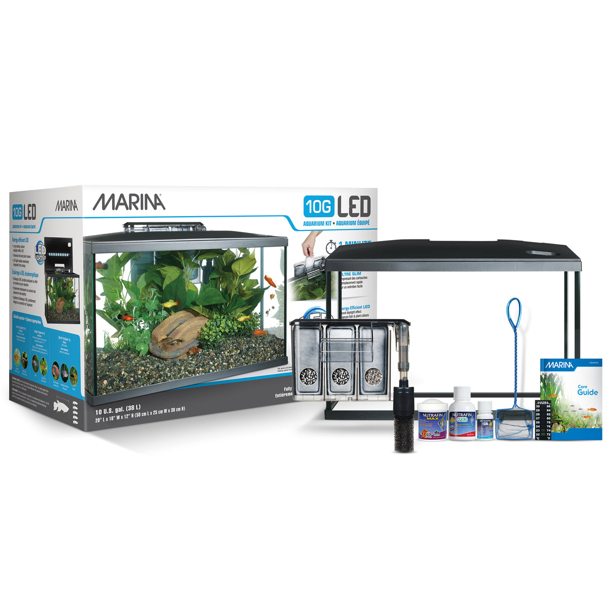 Aquarium équipé en verre - Marina