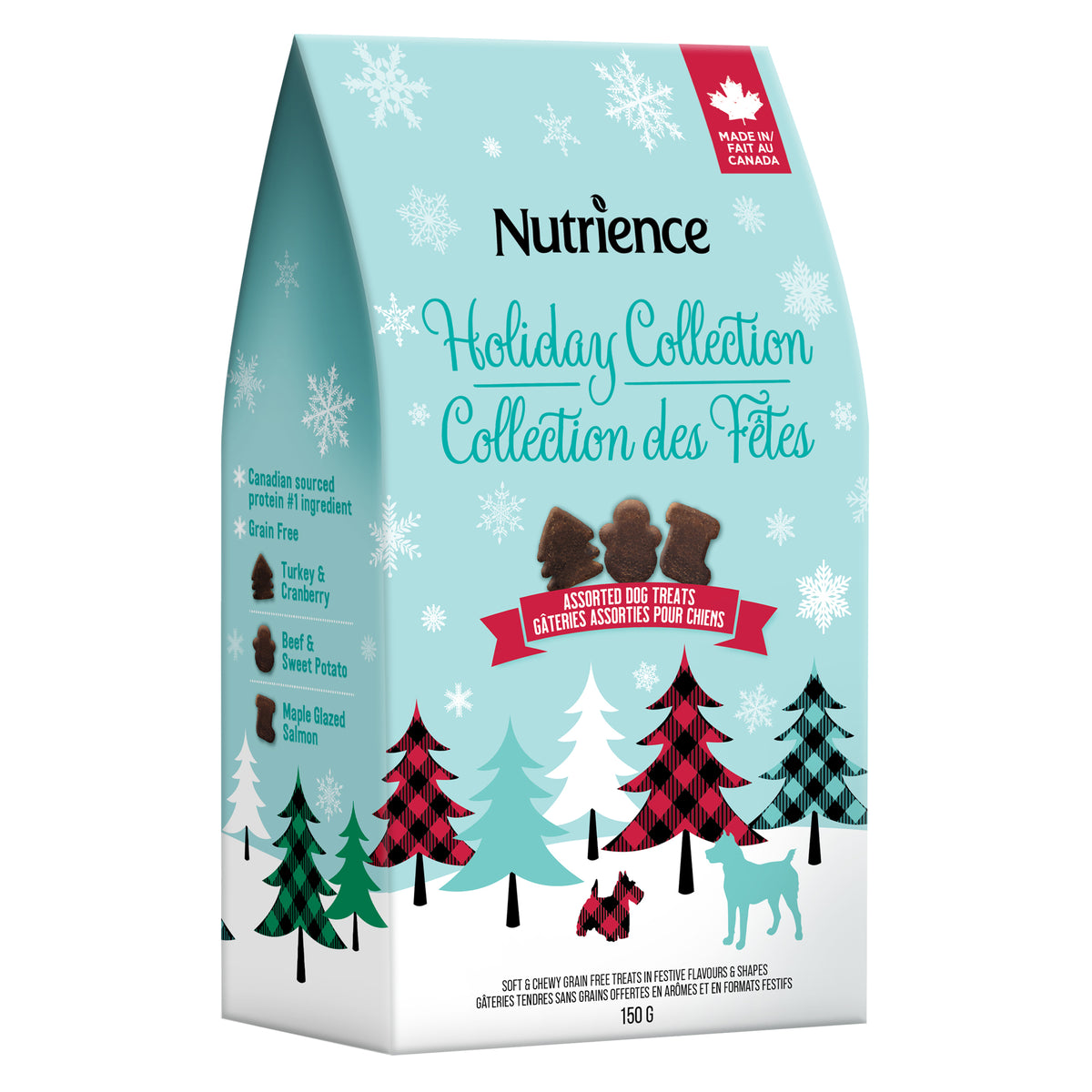 Collection des Fêtes de gâteries assorties pour chiens 150 g