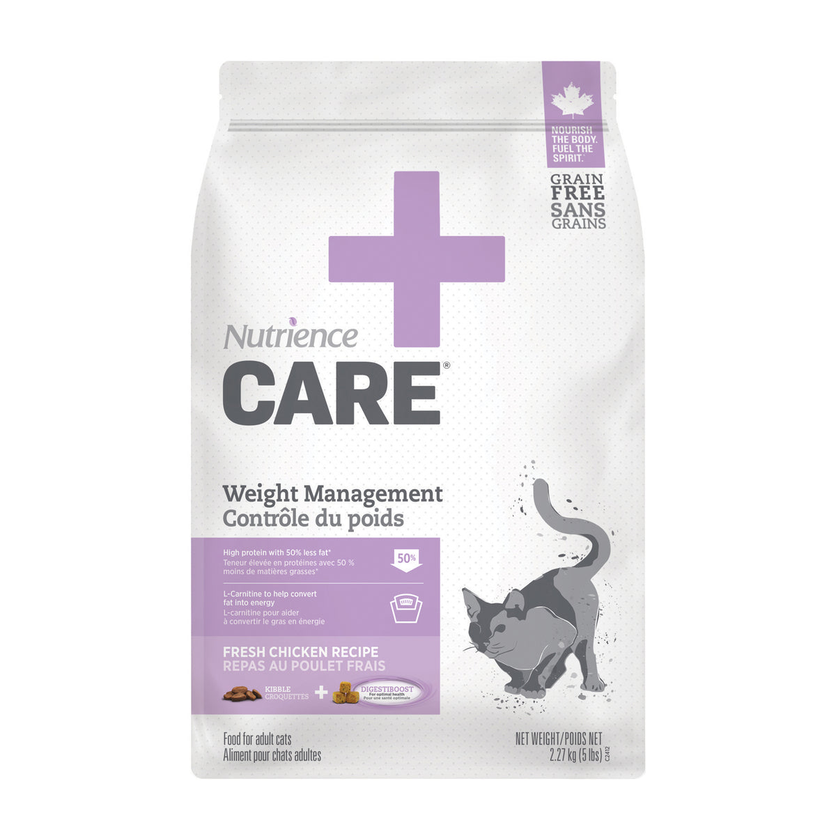 Nourriture Care contrôle du poids pour chat - Nutrience