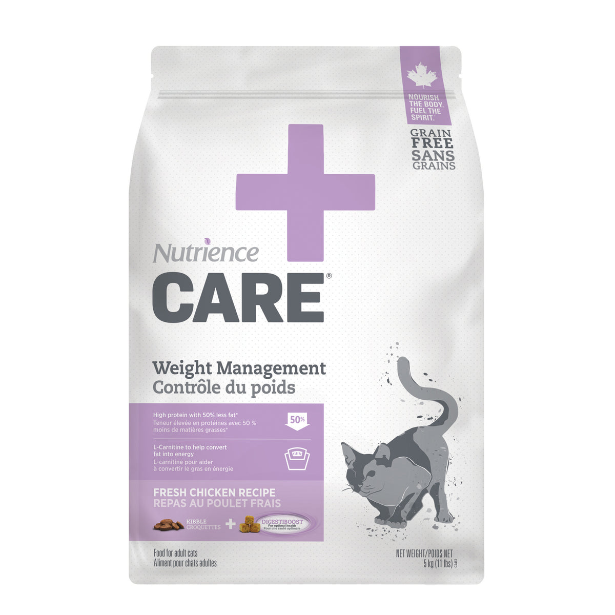 Nourriture Care contrôle du poids pour chat - Nutrience