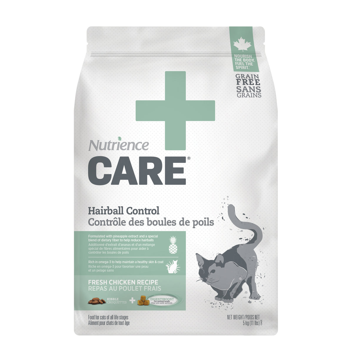 Nourriture sèche pour chats Care Contrôle des boules de poils