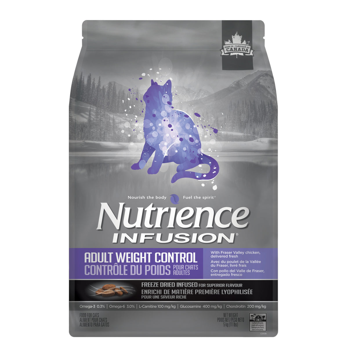 Nourriture Infusion contrôle du poids au poulet pour chat - Nutrience