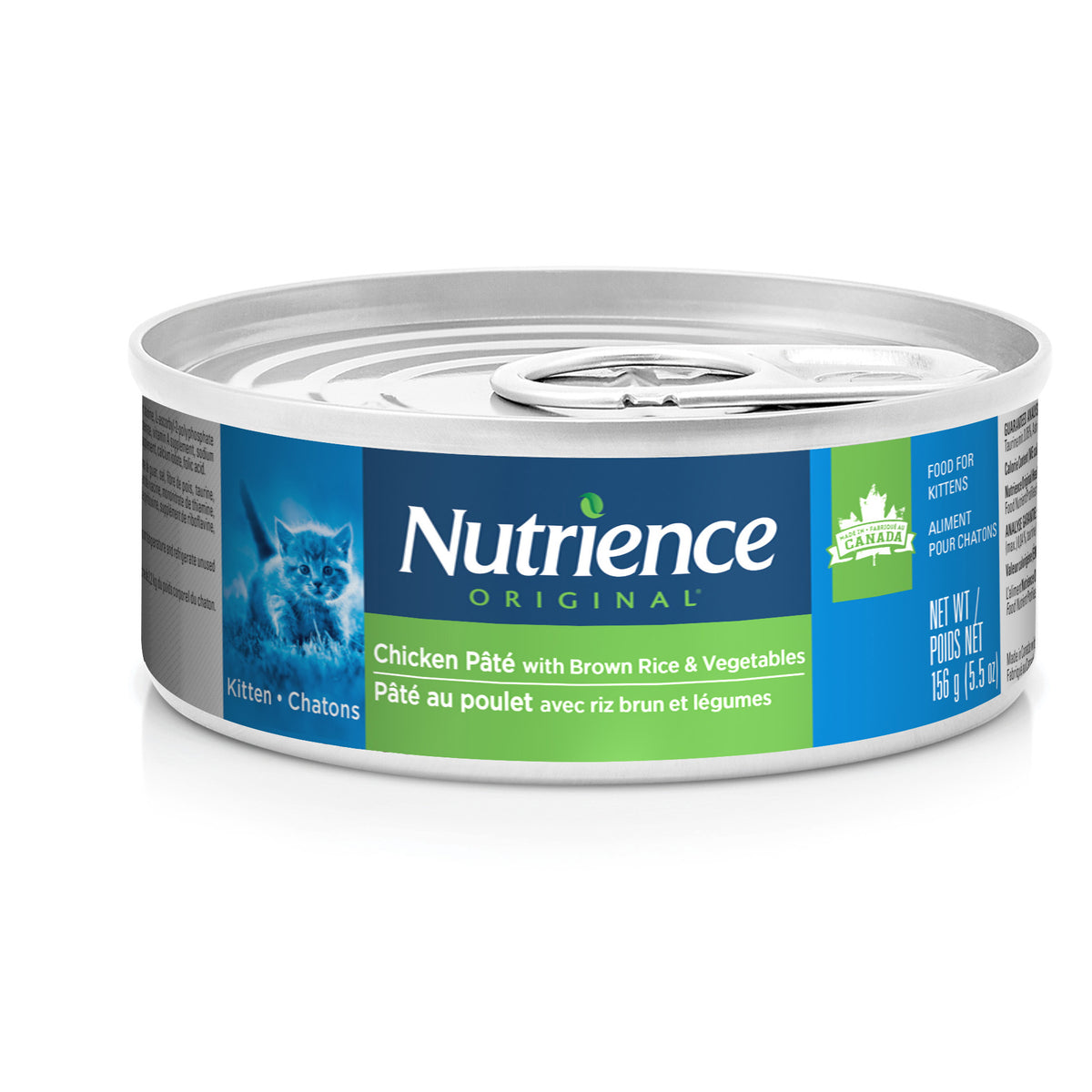 Pâté pour chatons Original, poulet avec riz brun et légumes 156 g