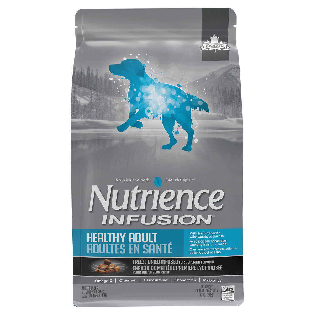 Nourriture sèche Infusion pour chiens adultes en santé