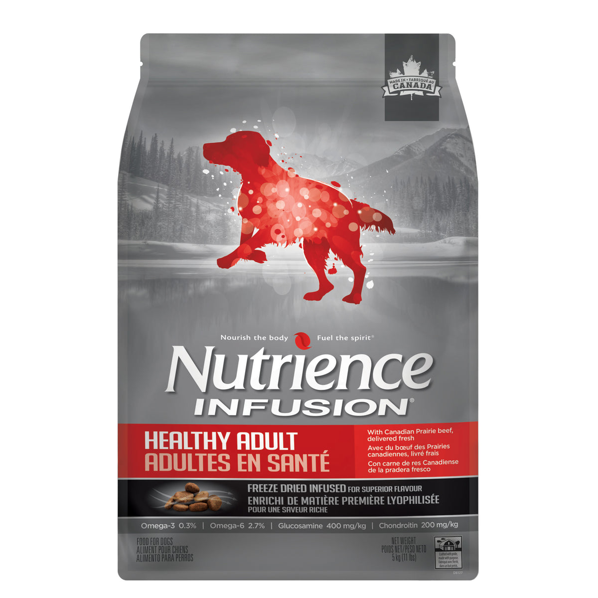 Nourriture sèche Infusion pour chiens adultes en santé