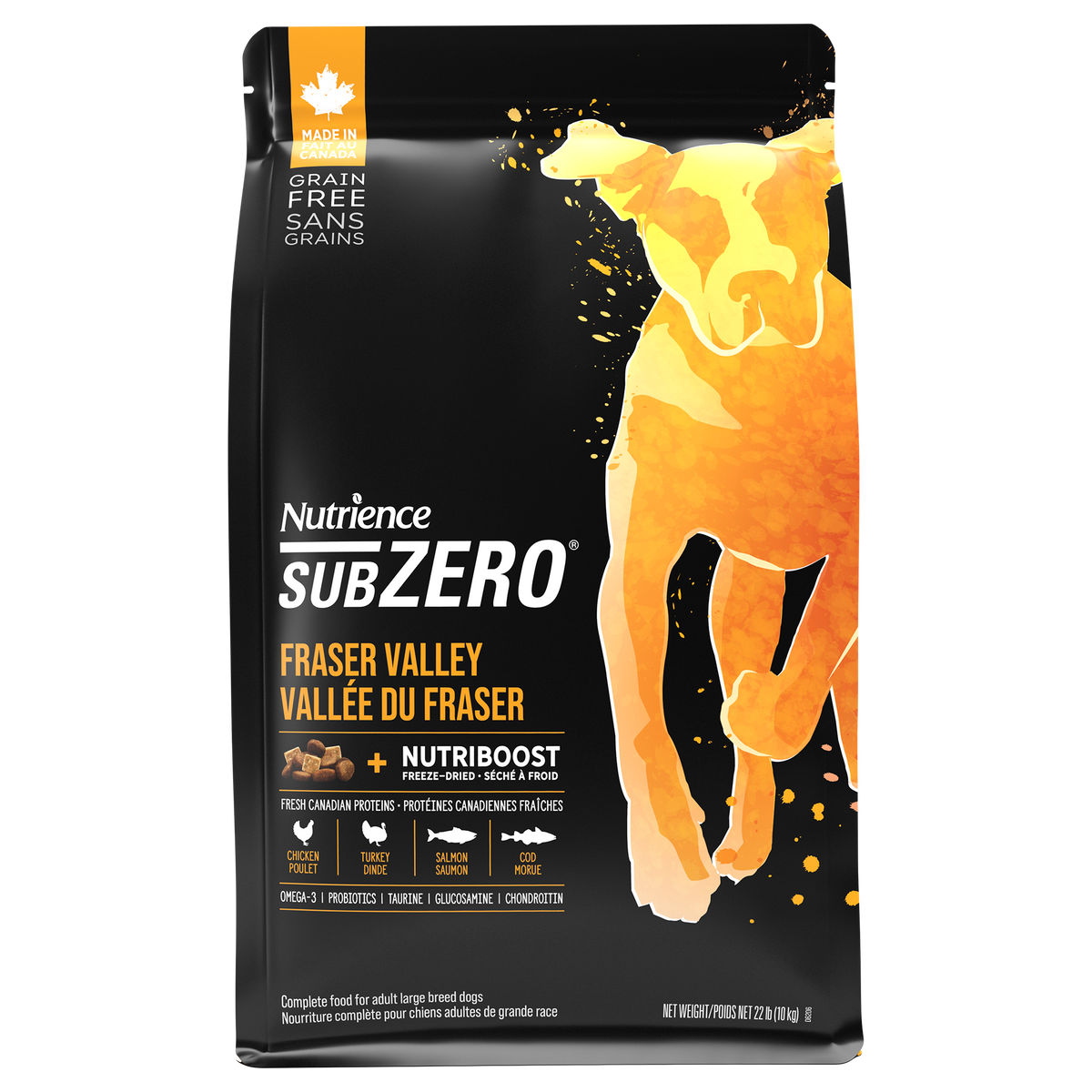 Nourriture sèche Sans grains SubZero pour chiens