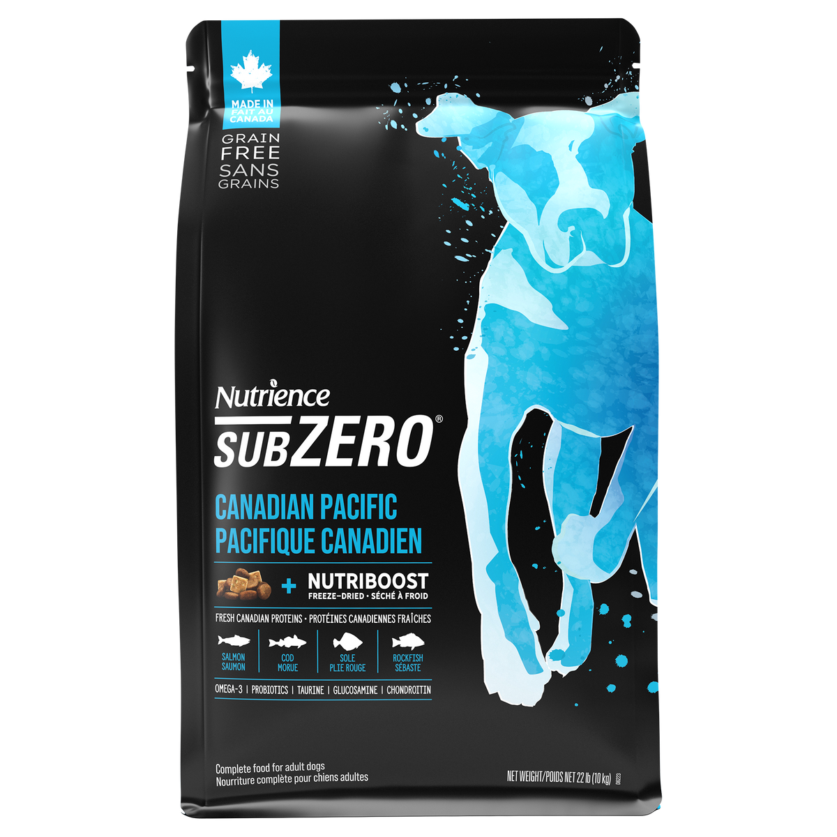 Nourriture sèche Sans grains SubZero pour chiens