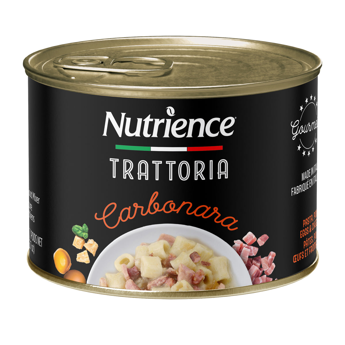 Nourriture humide Trattoria pâtes carbonara pour chien 190 g
