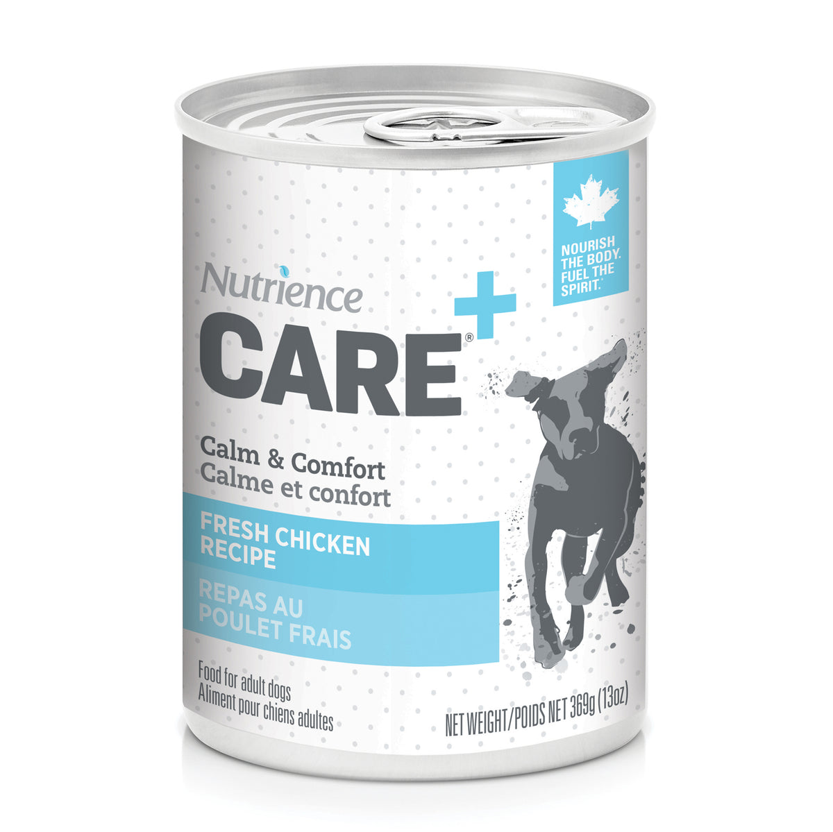 Pâté Care calme et confort au poulet frais pour chien 369 g