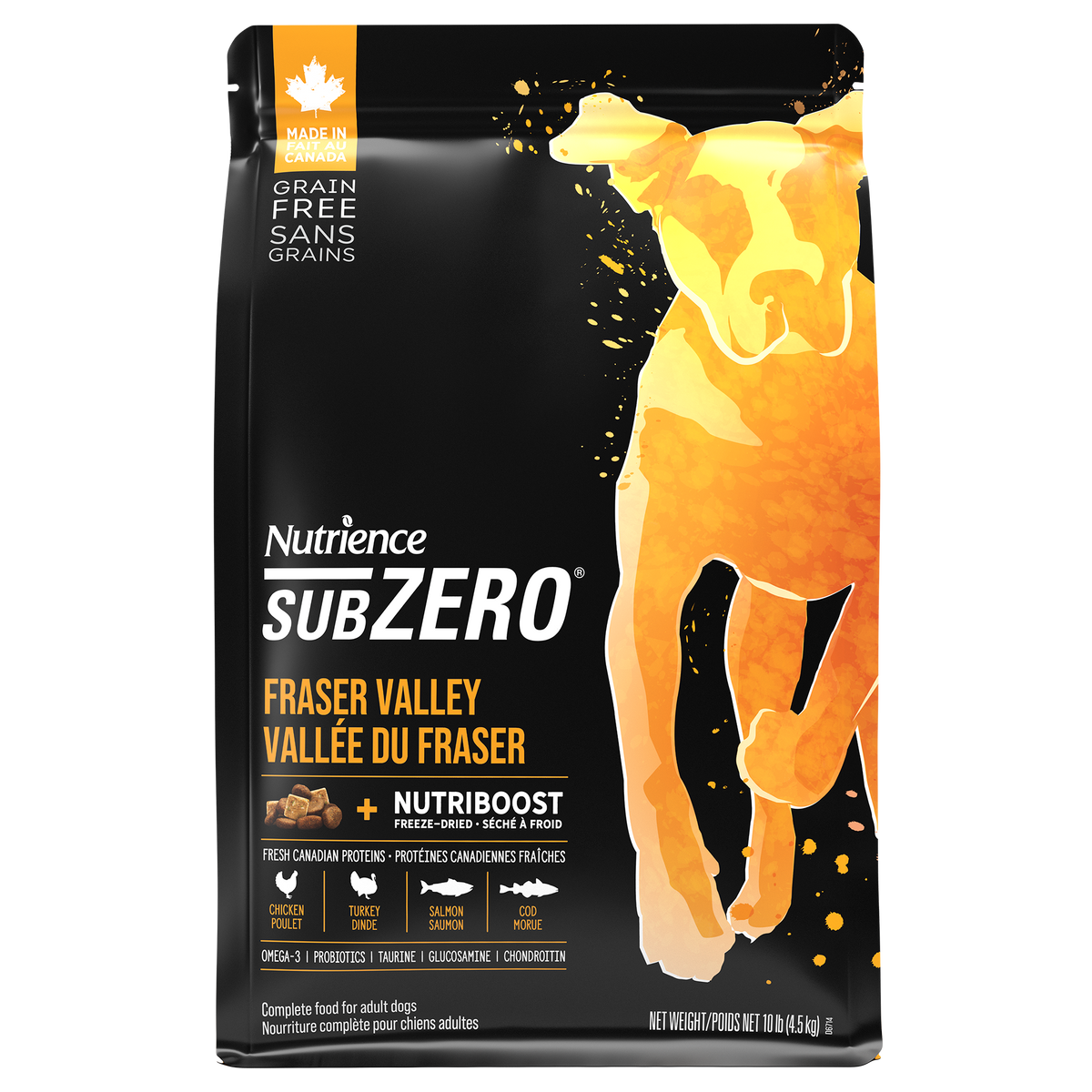 Nourriture sèche Sans grains SubZero pour chiens