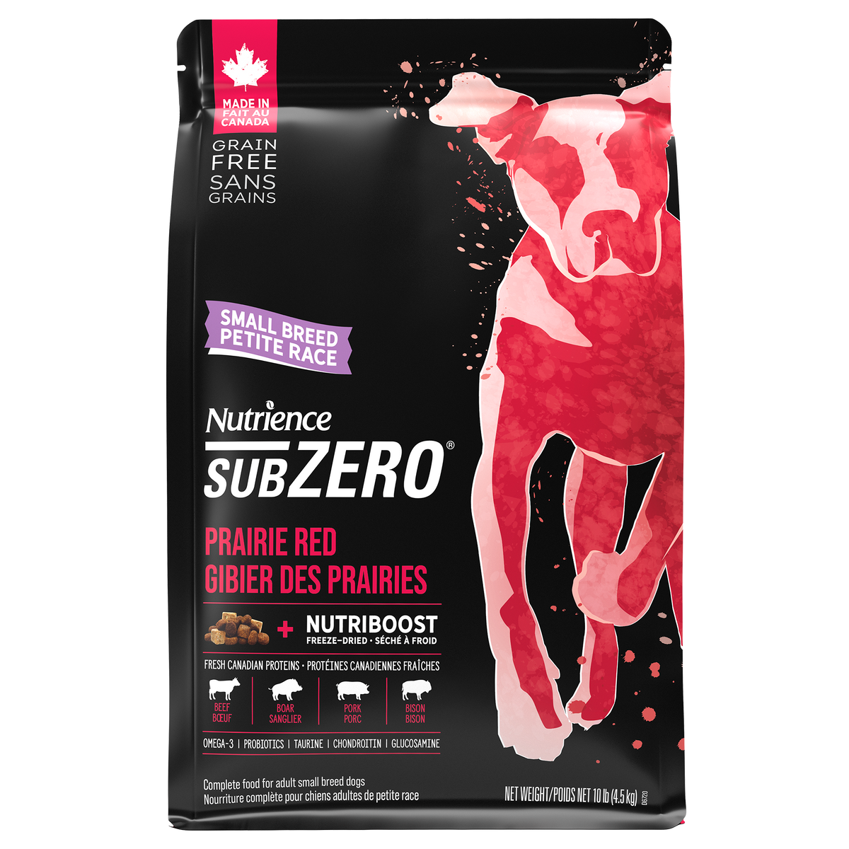 Nourriture sèche Sans grains SubZero pour chiens de petite race