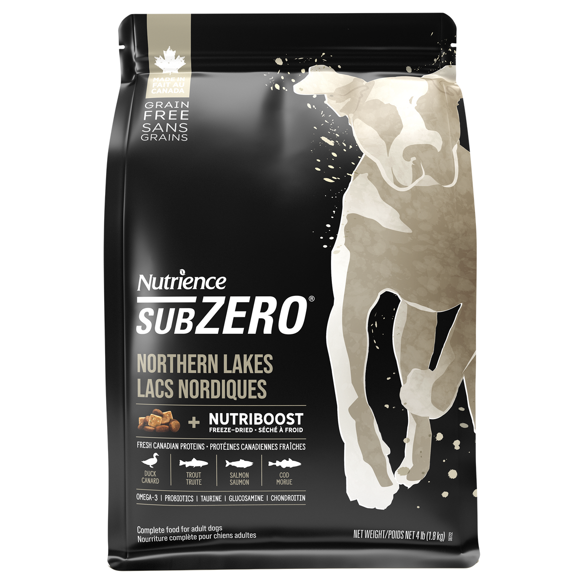 Nourriture sèche Sans grains SubZero pour chiens