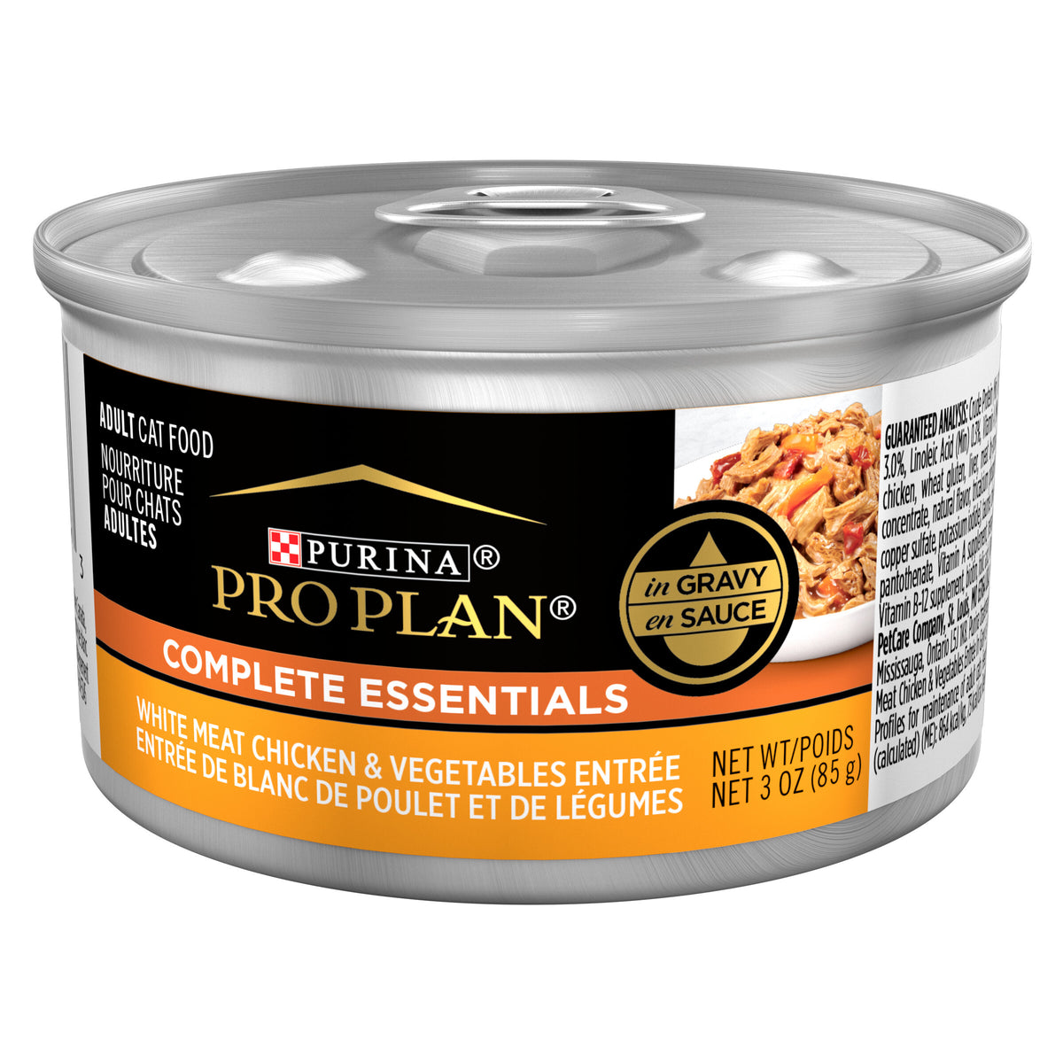 Nourriture humide pour chat adulte en sauce