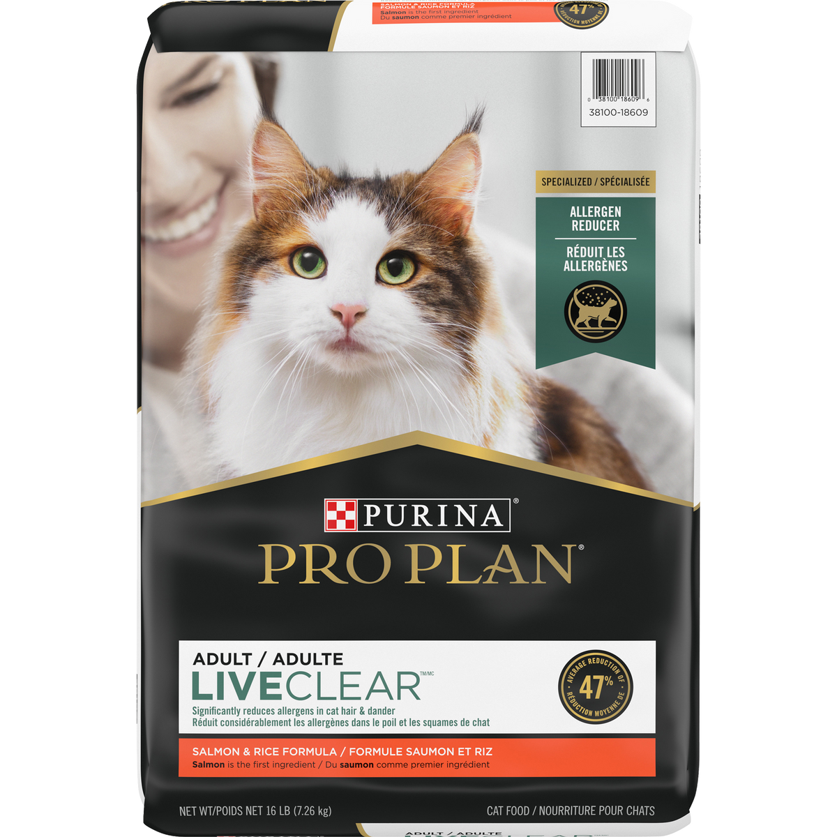 Nourriture sèche pour chat LiveClear