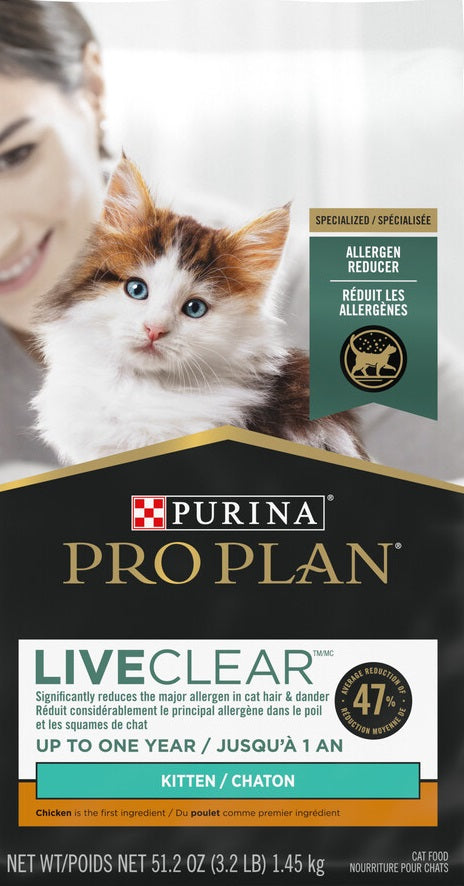 LiveClear chaton poulet 1,45 kg - nourriture sèche pour chat