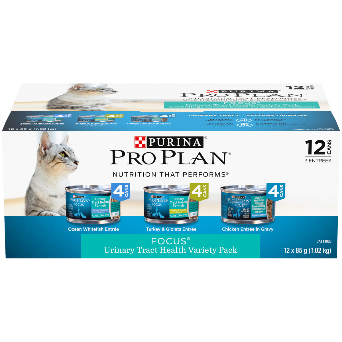 Pack variété nourriture humide pour chat santé urinaire
