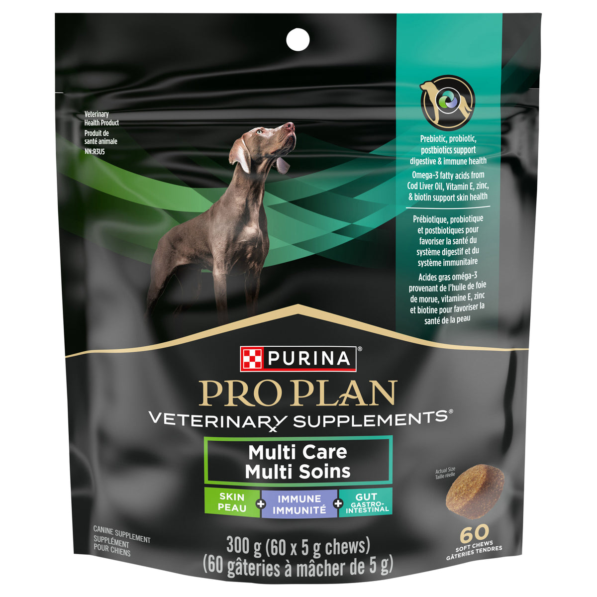 Supplément MultiCare pour chien, bouchées molles