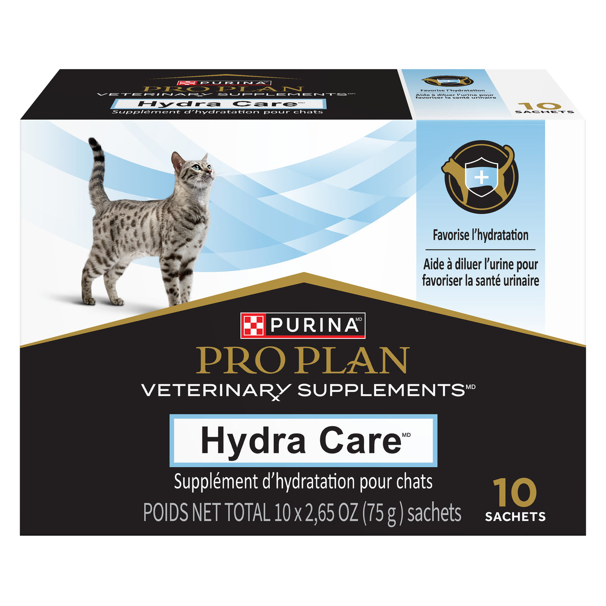 Hydra Care hydratation 75 g (paquet de 10) - supplément pour chat