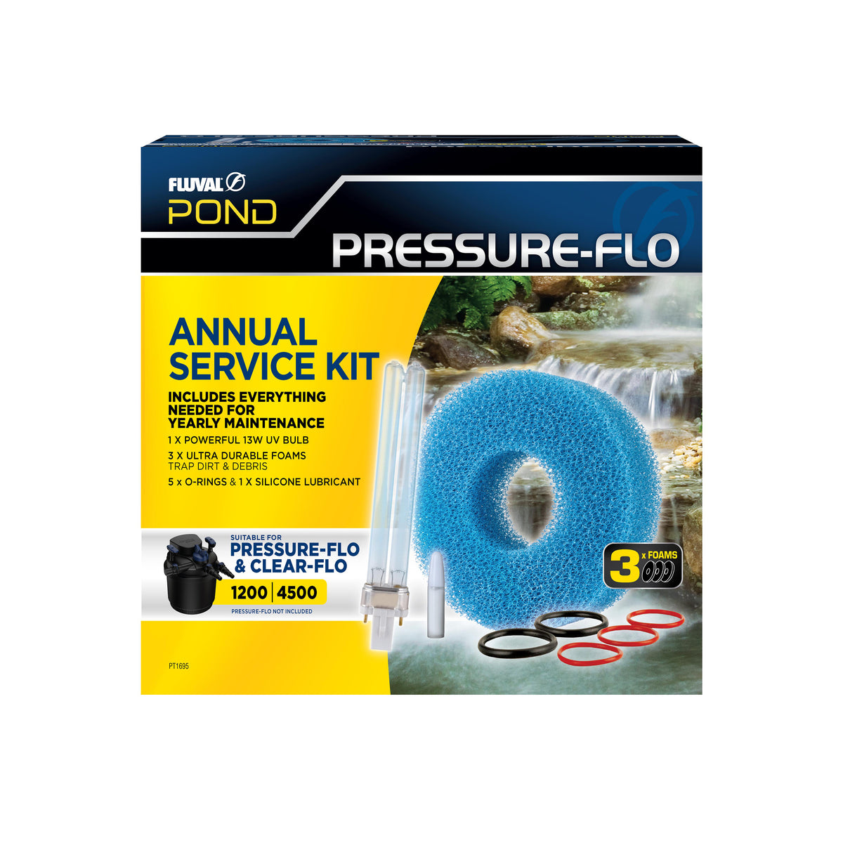 Trousse d'entretien pour filtre pressurisé Pressure-Flo 1000 (PT1725), 13 W