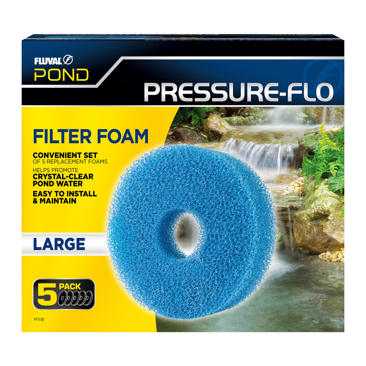 Blocs de mousse de rechange 27 cm (paquet de 5) pour filtres pressurisés Pressure-Flo PT1718 et PT1728
