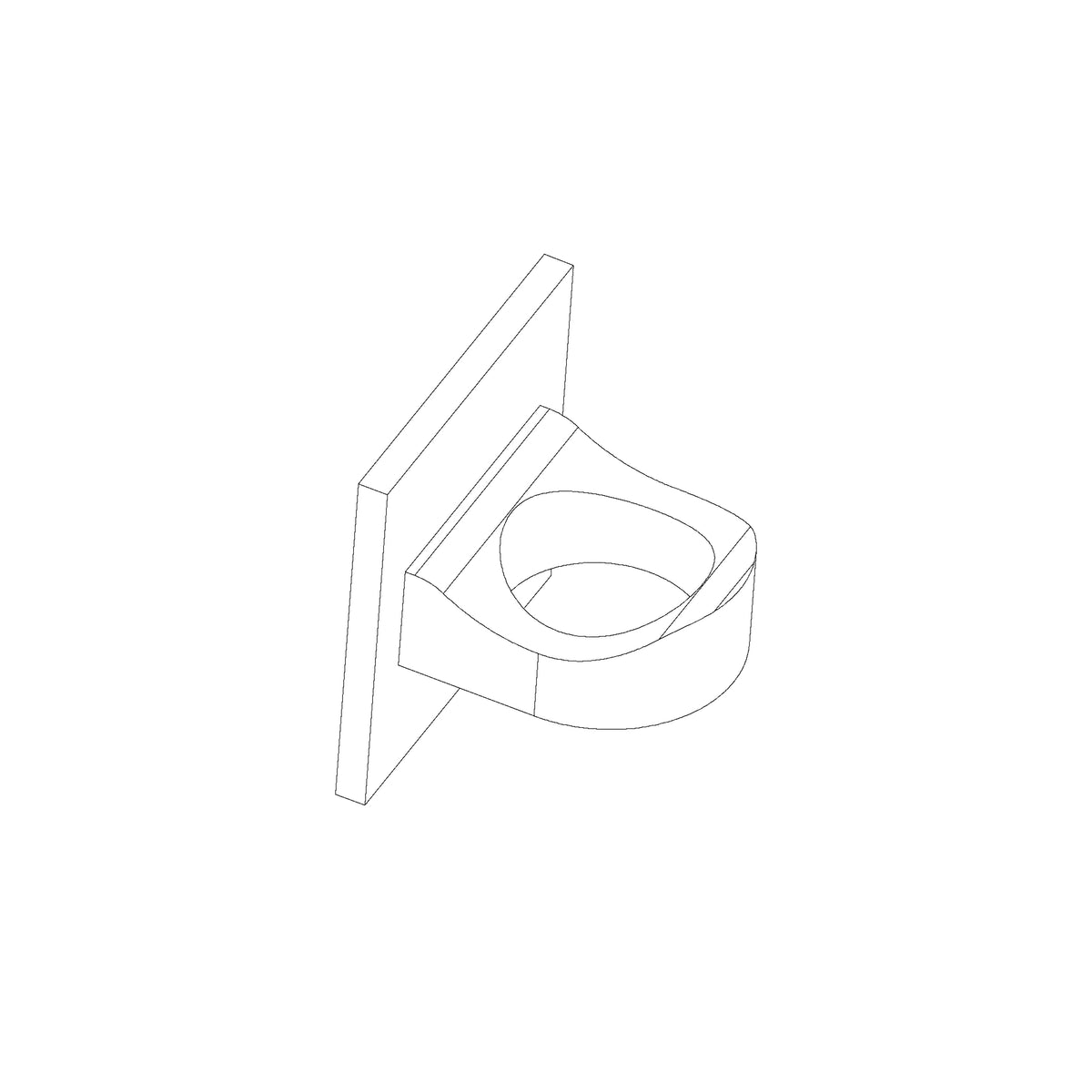 Ensemble de supports adhésifs pour cadenas