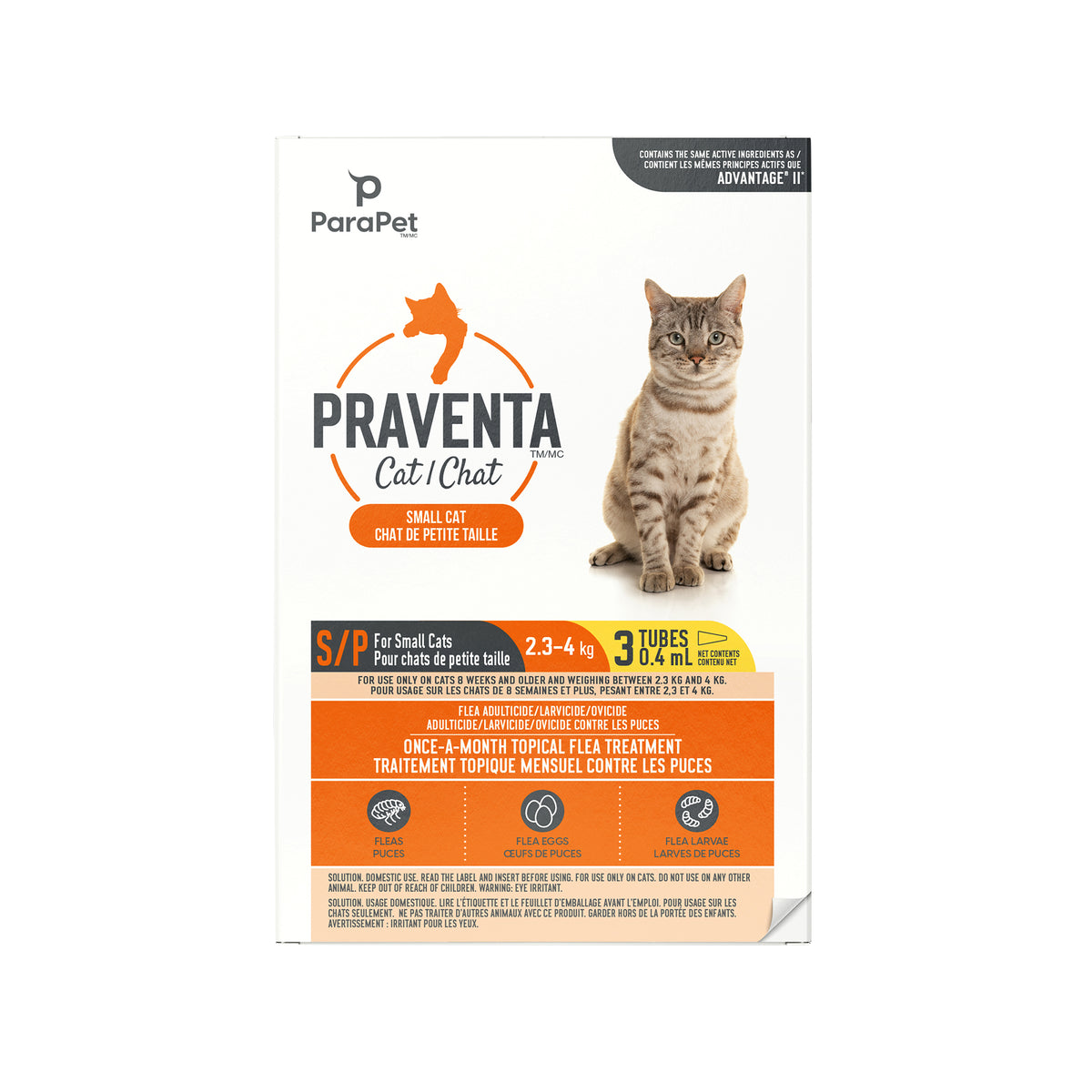Traitement antipuces Praventa pour chats
