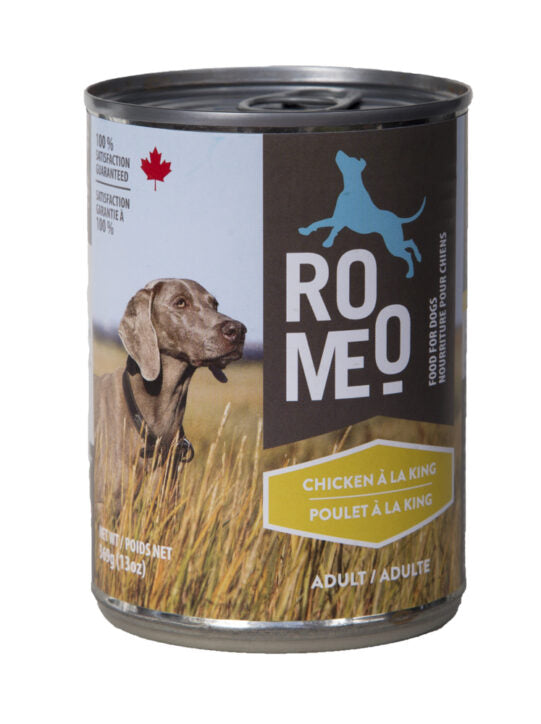 Roméo - nourriture humide cuisinée pour chien
