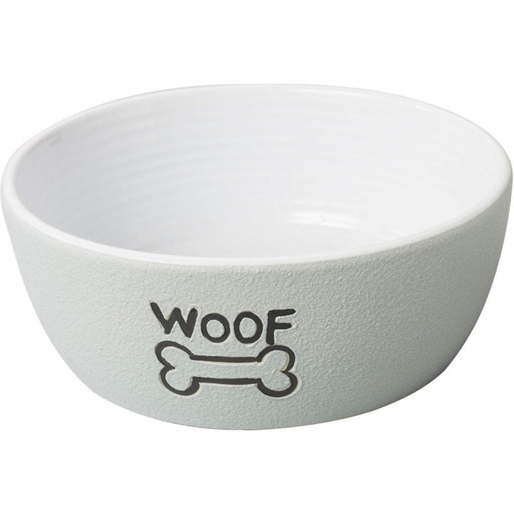 Nantucket gris Spot - bol en céramique pour chien