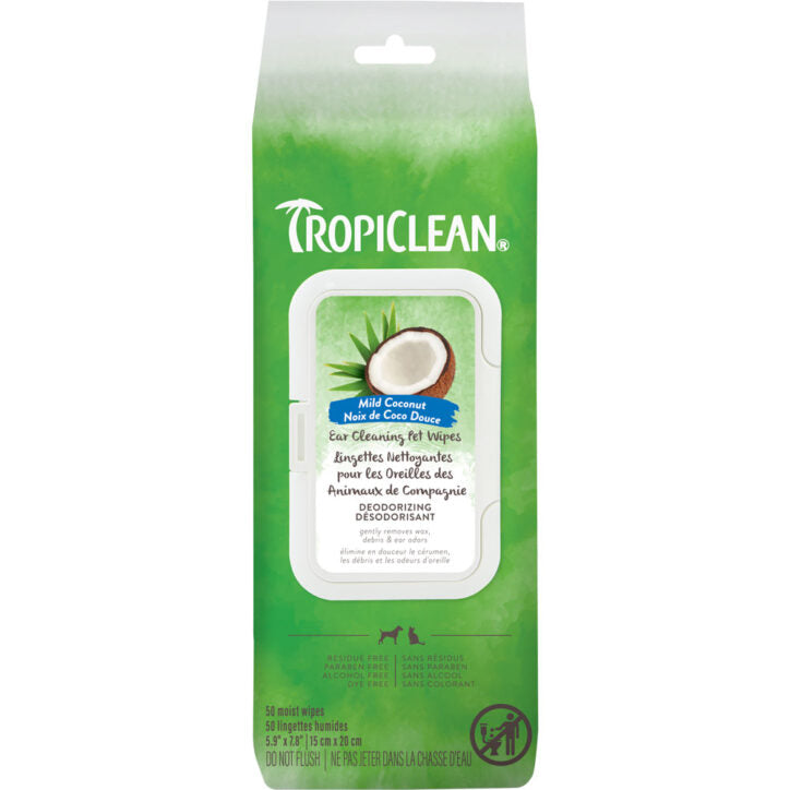 Lingettes nettoyantes pour les oreilles (paquet de 50)