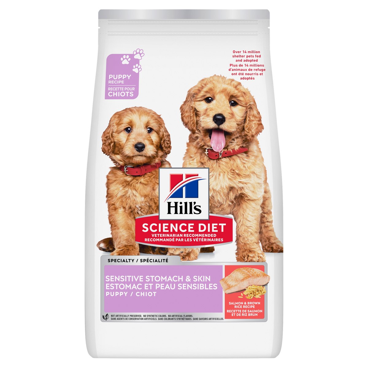 Estomac et peau sensibles chiot saumon et riz - nourriture sèche pour chien