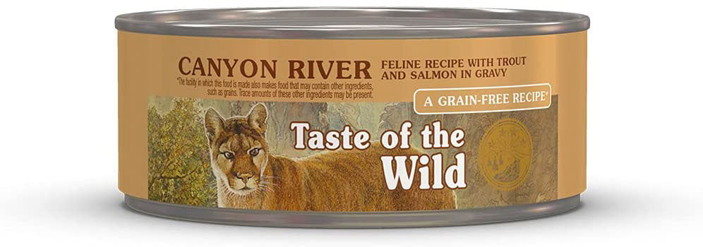 Nourriture humide pour chat Canyon River truite et saumon 156 g (5,5 oz)